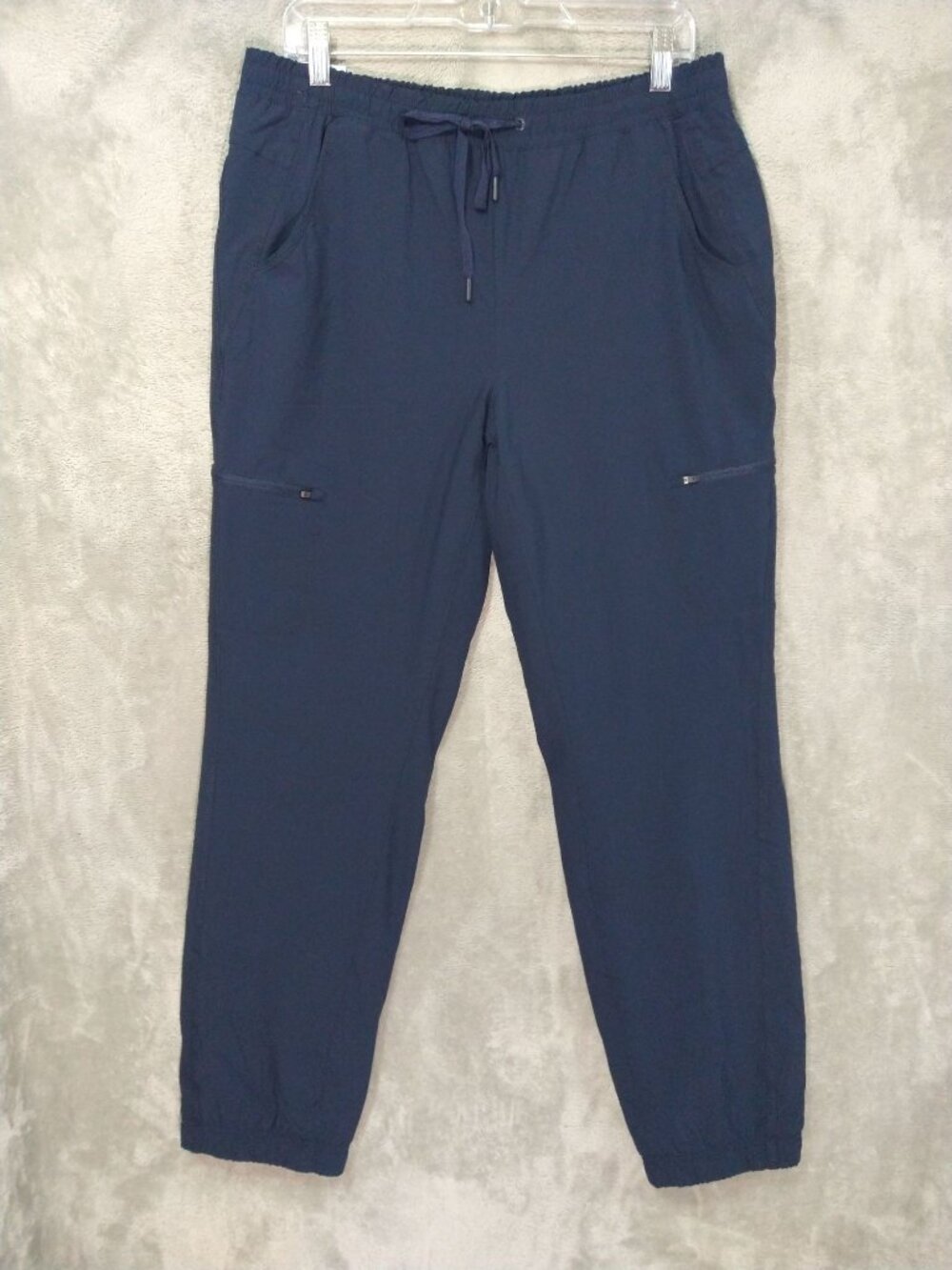 Eddie Bauer Pants Womens 10 Blue Cargo 2.0 Polar Fleece Lined Straight Leg